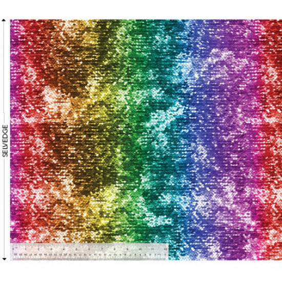 Cotton Prints By The 1/2 Metre (137cm Wide) - Sequin Print