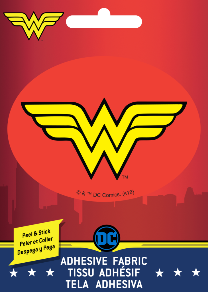 Licensed Adhesive Fabric Patches - Choice of Design