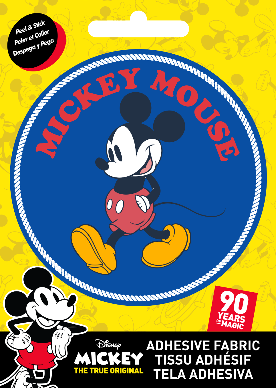 Licensed Adhesive Fabric Patches - Choice of Design