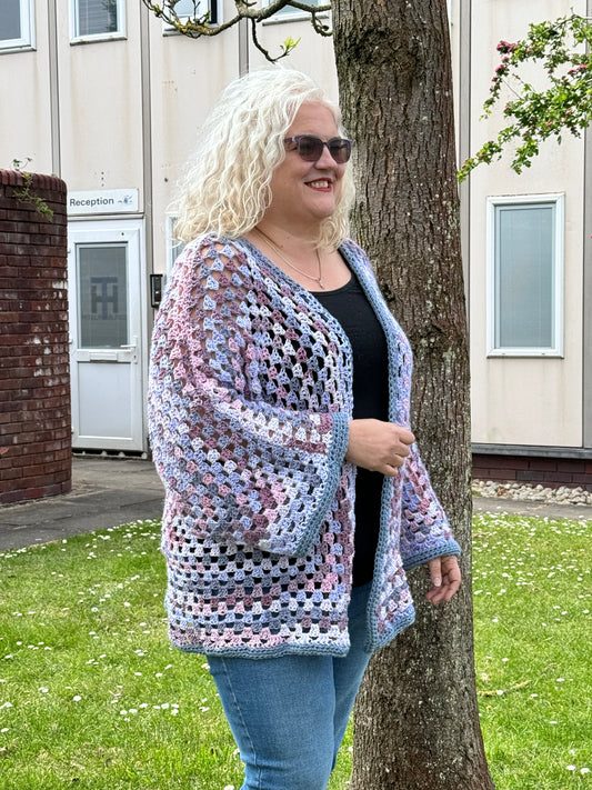 Sarah Payne's Crochet The “Hexigan” Cardigan Kit - Choice of Colour