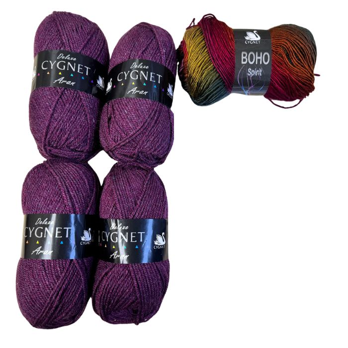 Winter Woolies Accessories Yarn Pack (5 Balls) - Choice of Colour