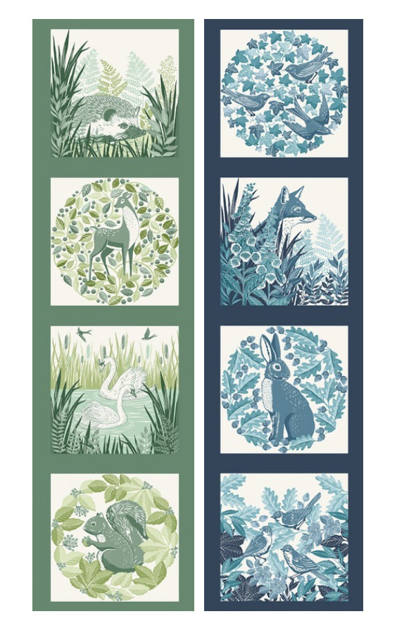 Woodland Wonder Feature Picture Panels - 8 Pictures in Total