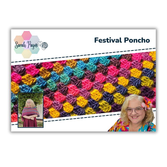 Sarah Payne Crochets Festival Poncho Pattern Booklet