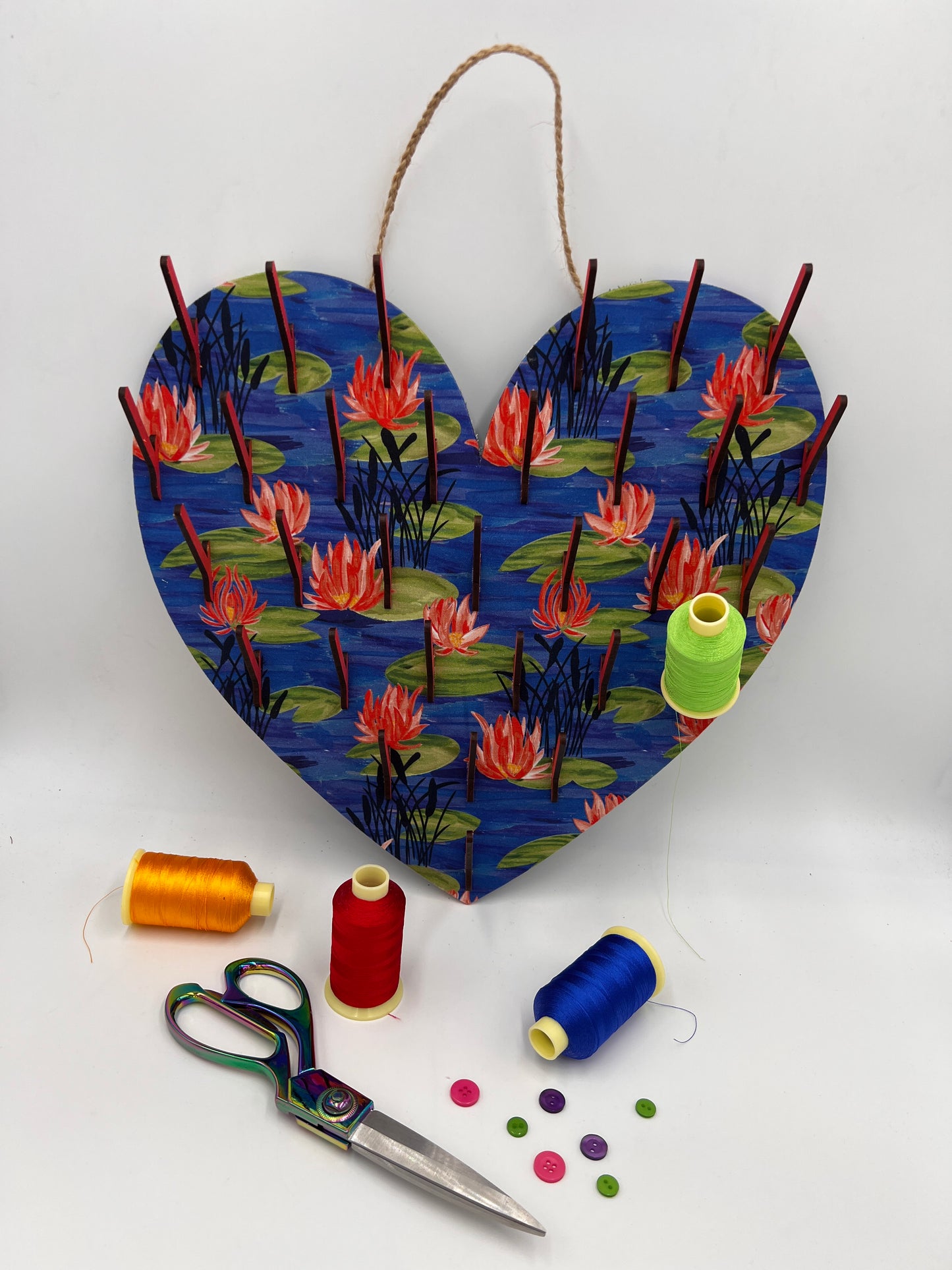 MDF Heart Thread / Spooler Holder Kit