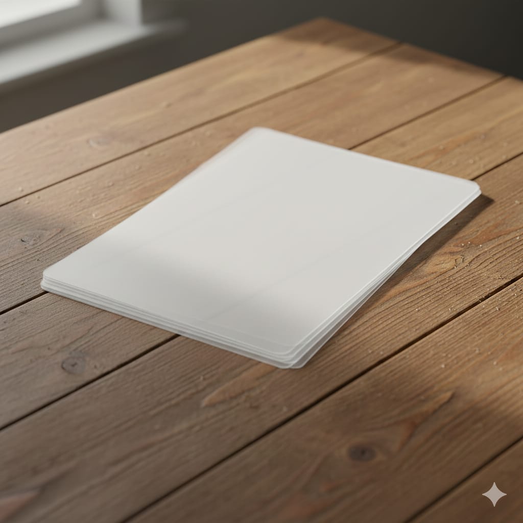 Premium A4 Mylar Template Sheets - pack of 6