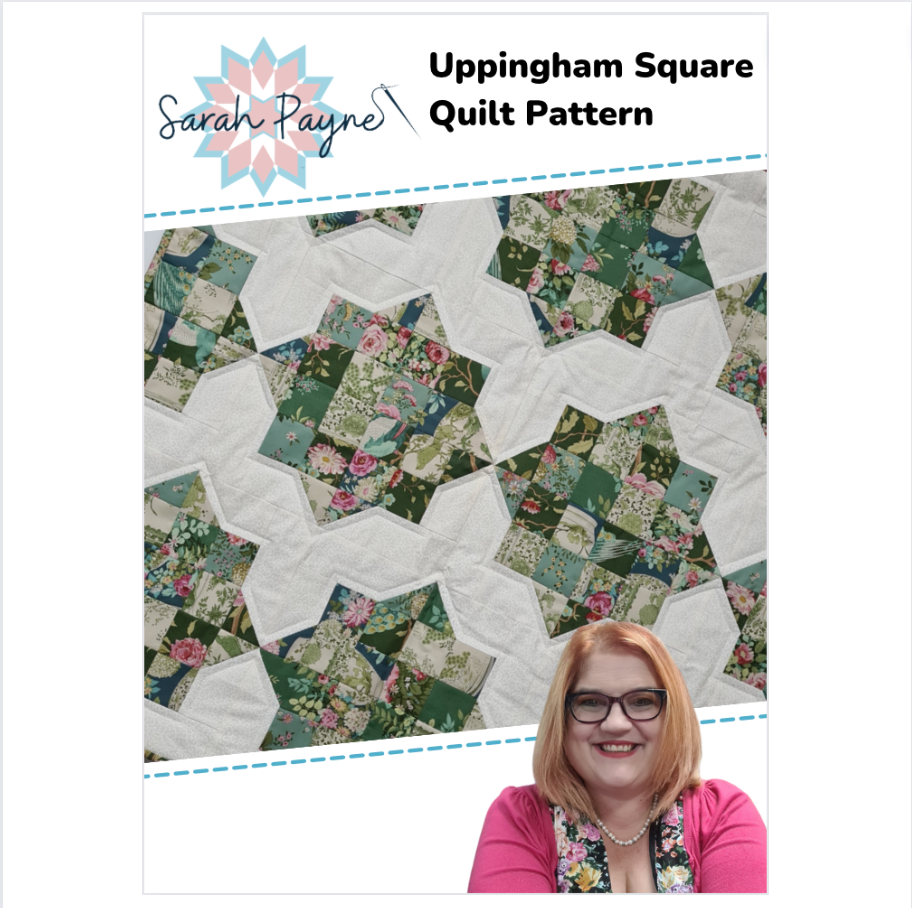 DIGITAL DOWNLOAD - Sarah Payne's Uppingham Square Quilt Pattern