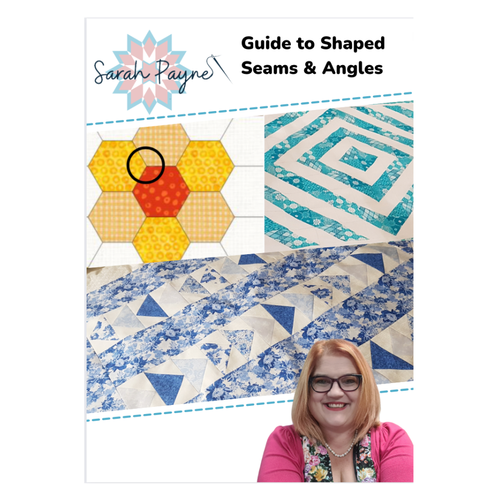 DIGITAL DOWNLOAD - Sarah Payne's Guide to Shaped Seams & Angles Guide