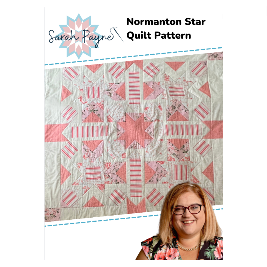 DIGITAL DOWNLOAD - Sarah Payne's Normanton Star Quilt Pattern