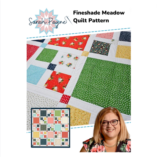 Sarah Payne's Fineshade Meadow Quilt Pattern - DIGITAL DOWNLOAD