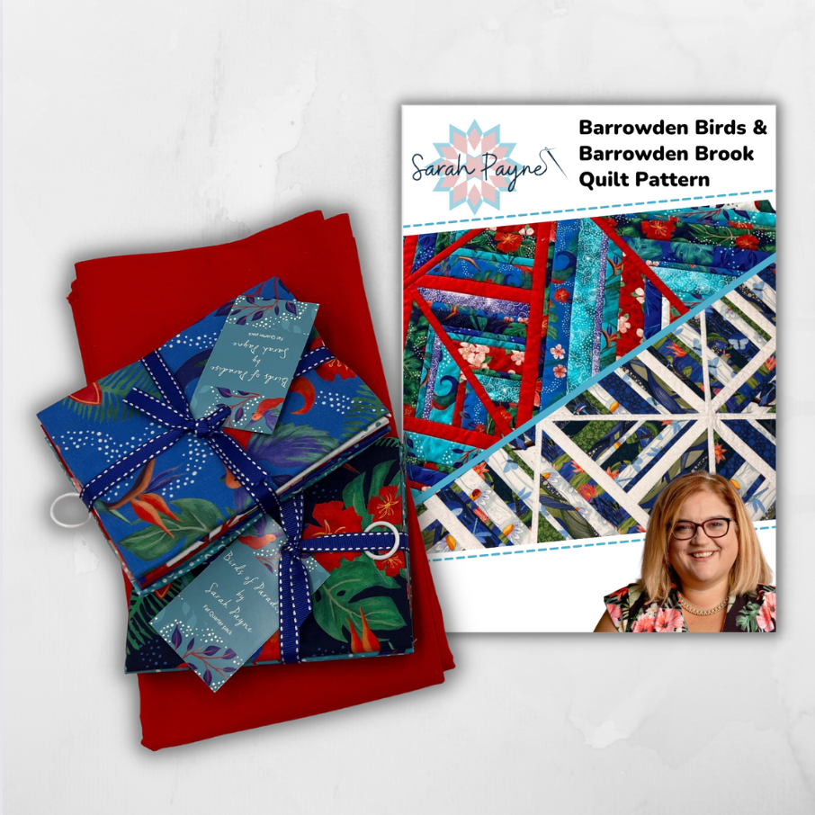 Sarah Payne's Barrowden Quilt Kit - Fabric & Pattern (Choice of Design)