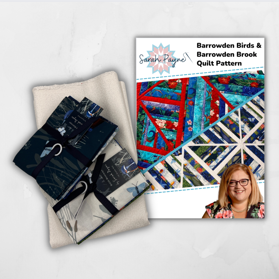 Sarah Payne's Barrowden Quilt Kit - Fabric & Pattern (Choice of Design)