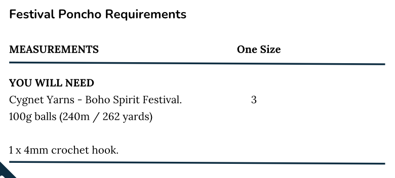 DIGITAL DOWNLOAD - Sarah Payne Crochets Festival Poncho Pattern Booklet