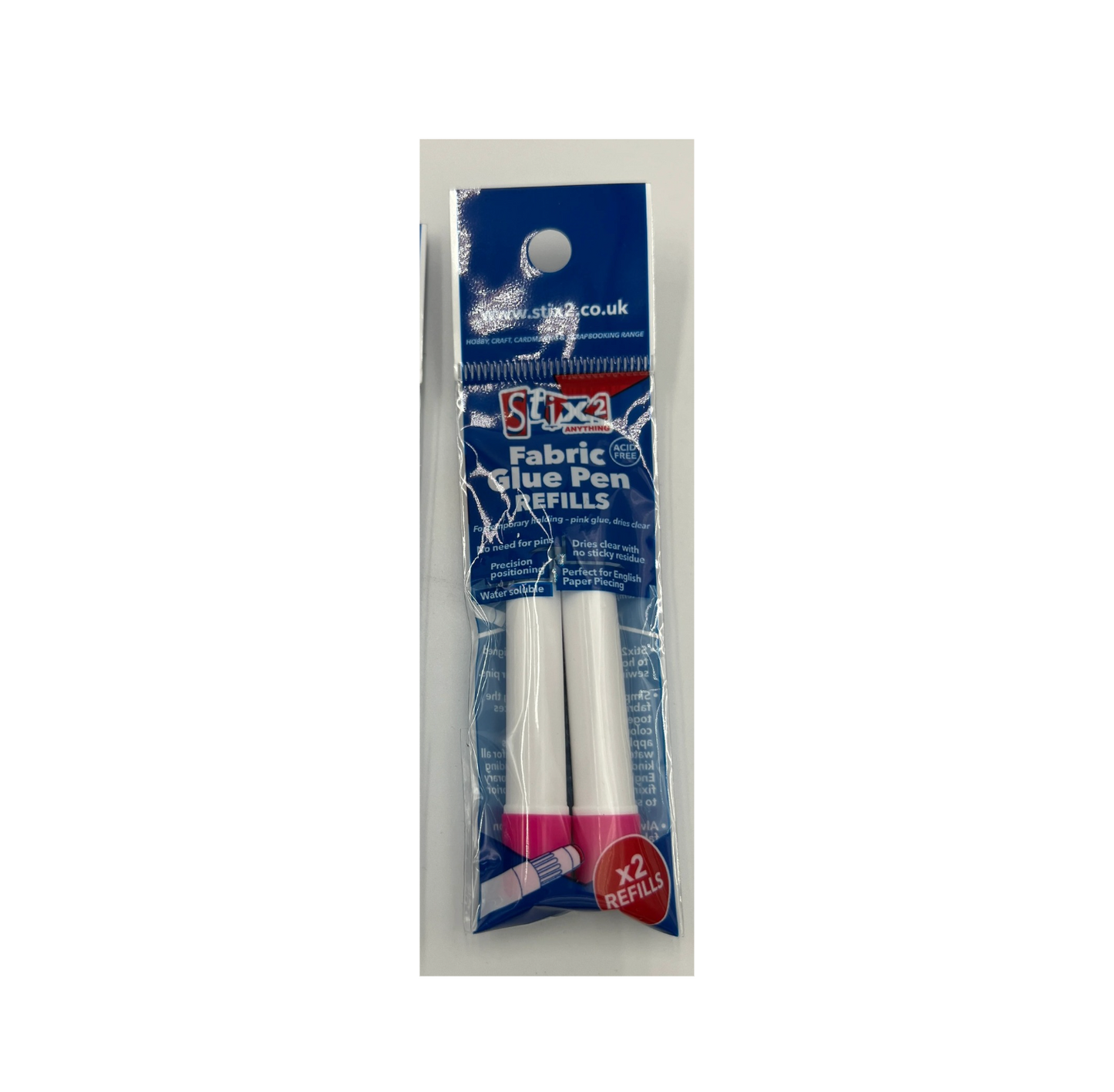 Stix 2 Fabric Glue Pen Pack of 2 Refills