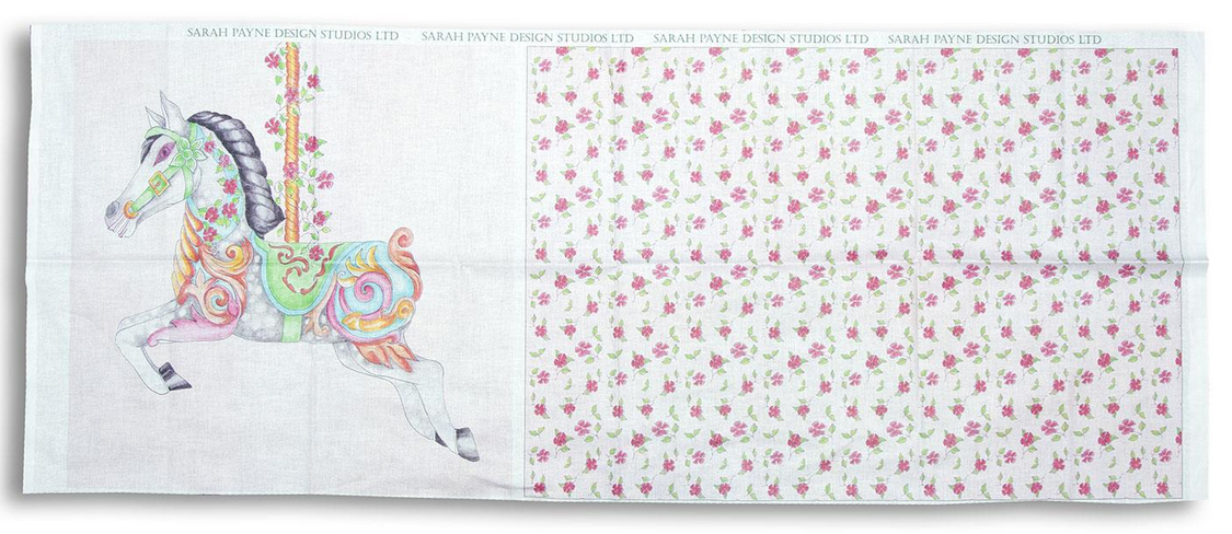 Carousel Horse Cushion Panel