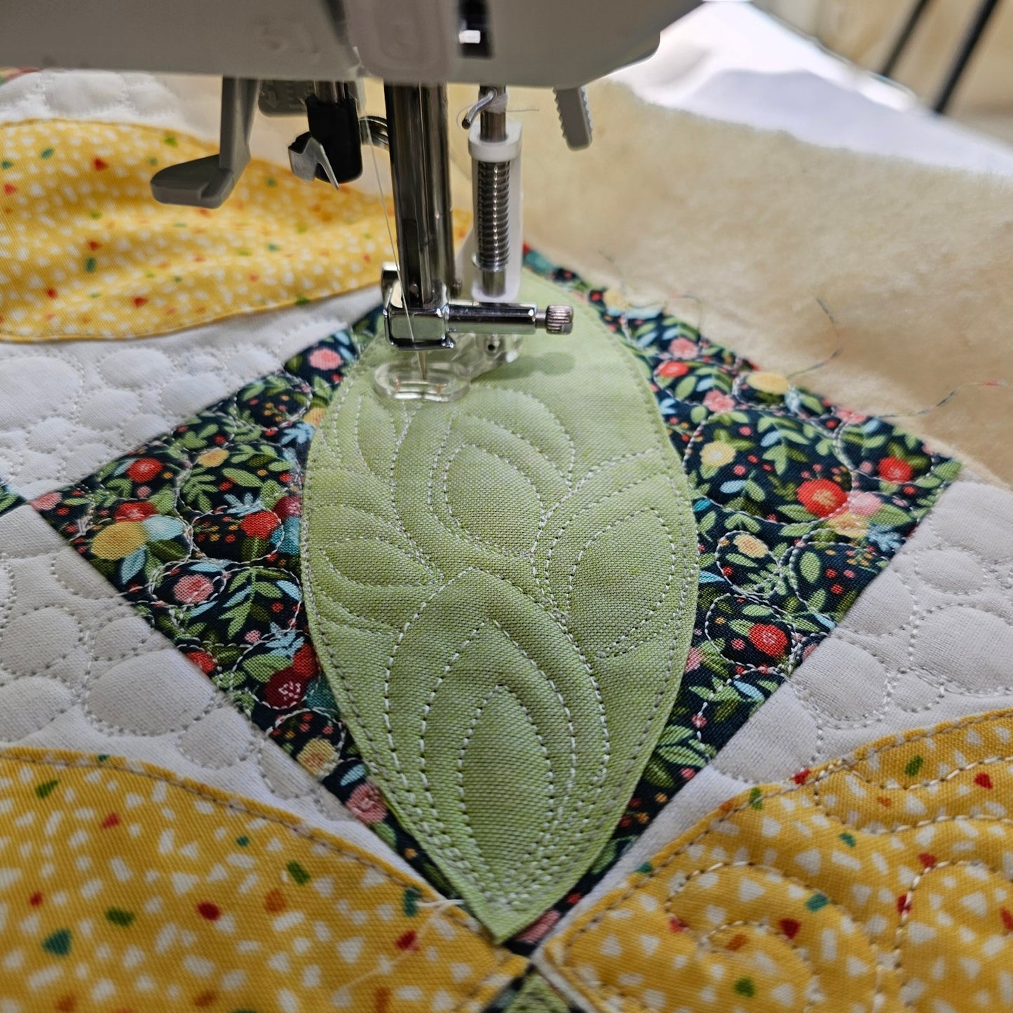 "Free Motion Quilting for the Terrified" - Online Interactive Workshop with Sarah Payne Tuesday 7th October 2025 at 6pm