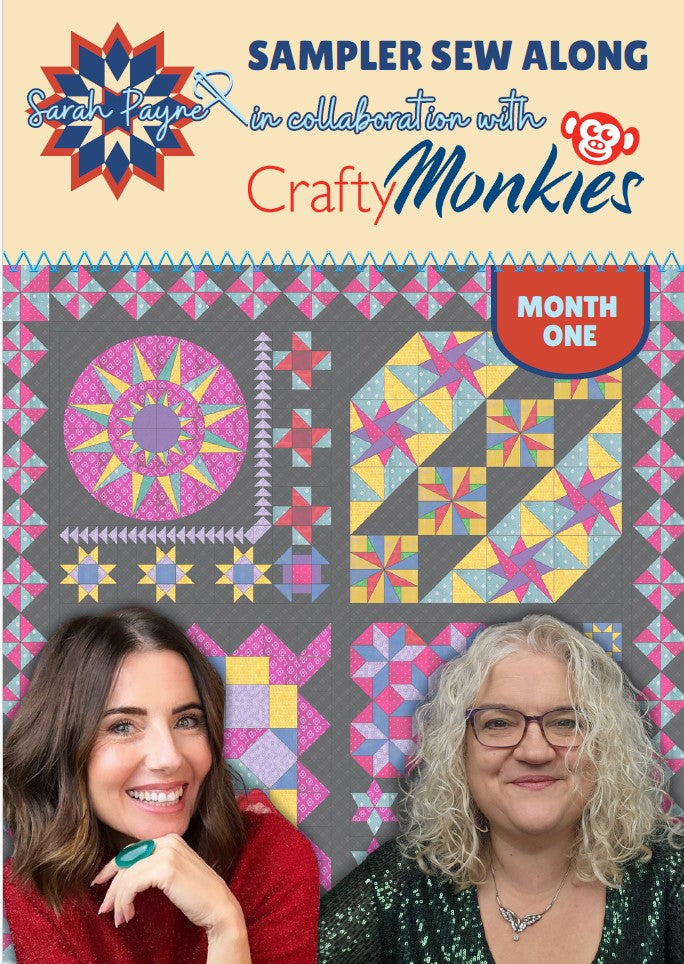 Crafty Monkies Sewalong Fabric kit - 10m bundle