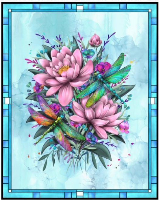 Dragonflies Fabric (Fat 1/4 bundle or Panel)