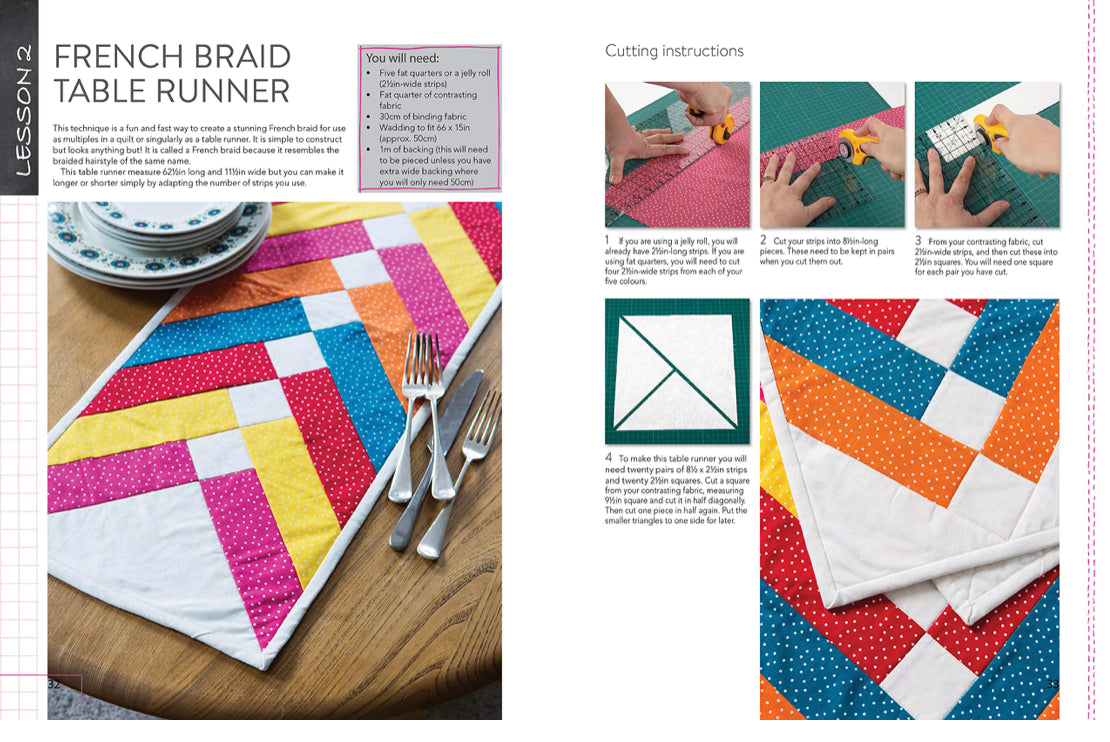Sarah Payne’s Quilt School Paperback Book: New ways to start patchwork and quilting
