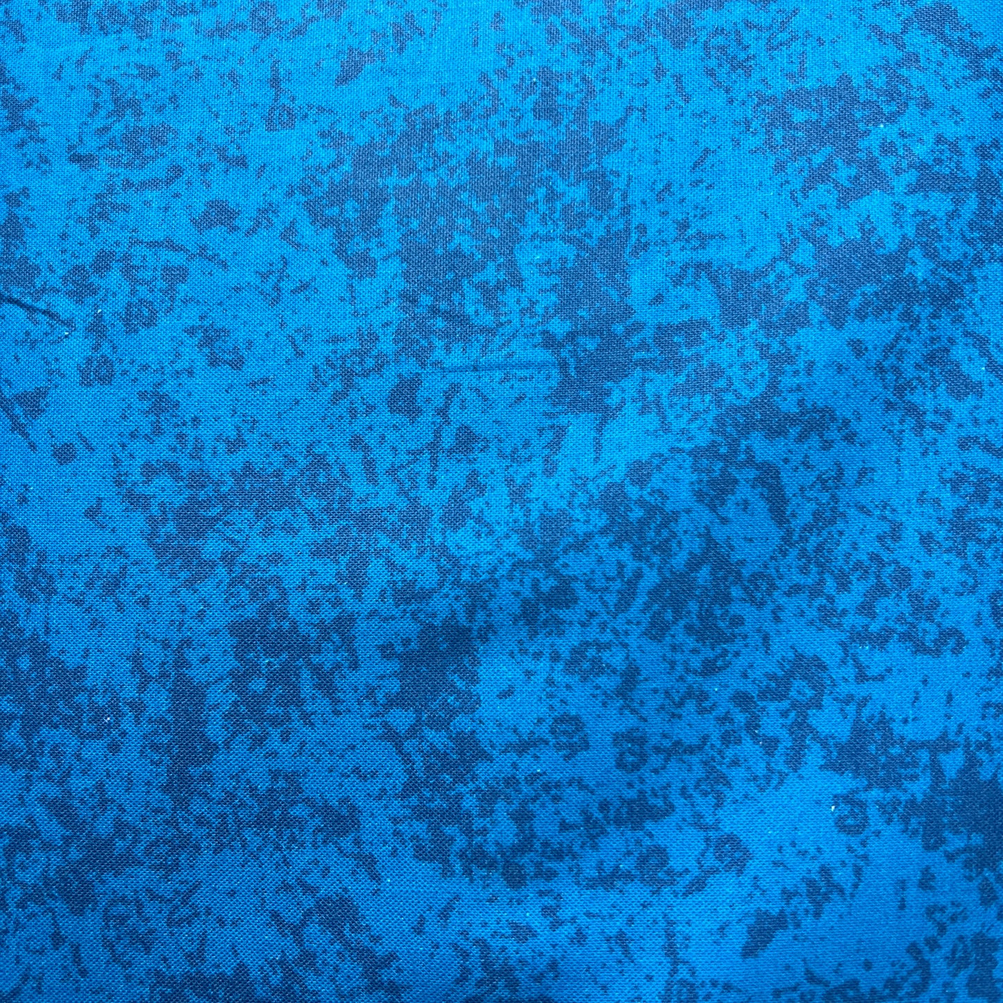 Textured Effect Cotton Print By The Metre (110cm Wide) - Blue