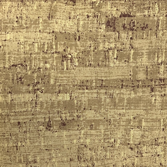 Cotton Prints By The 1/2 Metre (140cm Wide) - Cork Effect