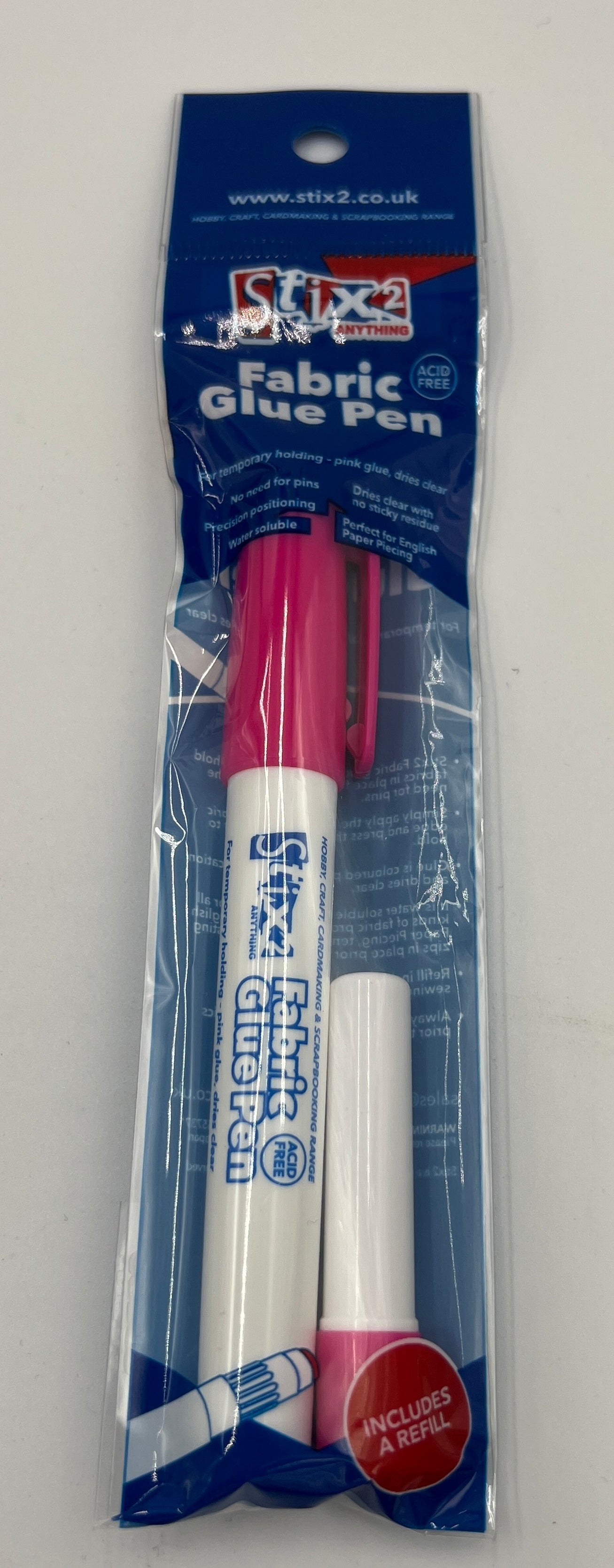 Stix 2 Fabric Glue Pen & Refill