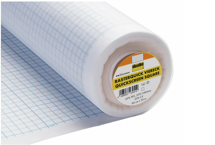 Vlieseline Quickscreen Foundation Interlining (90cm wide) - Square Print
