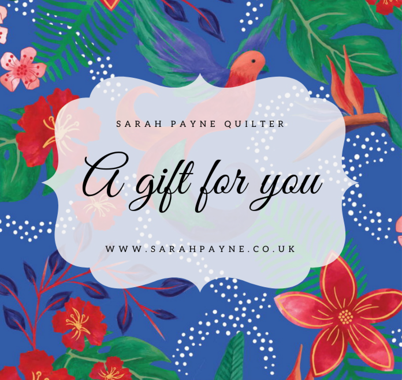 Sarah Payne Quilter Gift Card
