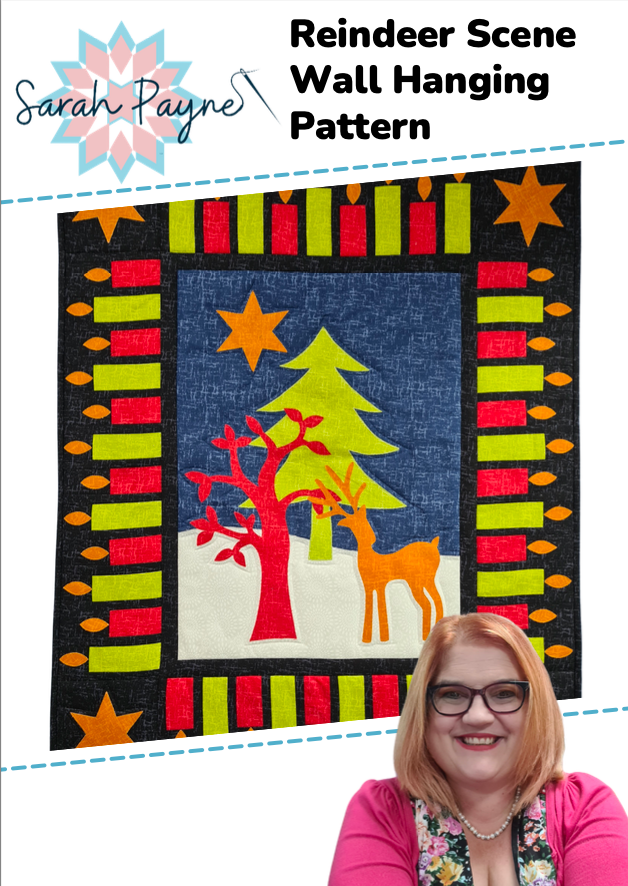 Sarah Payne's Reindeer Scene Wall Hanging Pattern Booklet