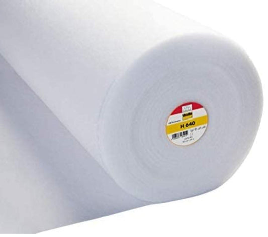 Vlieseline/Vilene Volume Fleece Fusible H640 90cm - White - Per Metre