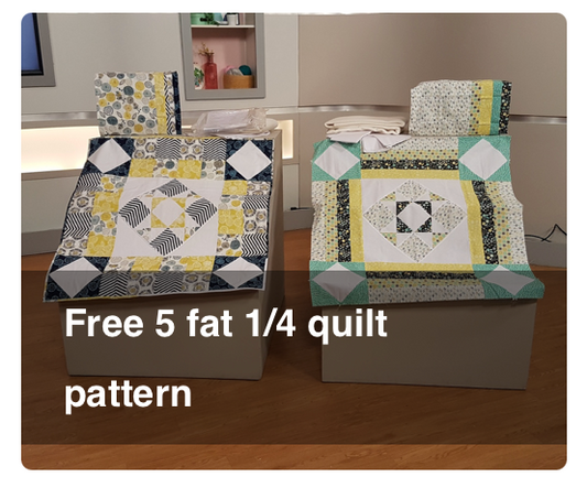 Free 5 fat 1/4 quilt pattern