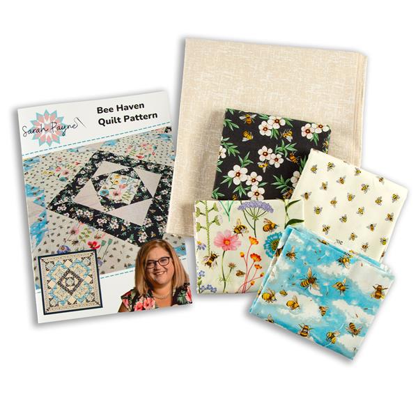Sarah Payne's Bee Haven Quilt Kit - Fabric & Pattern