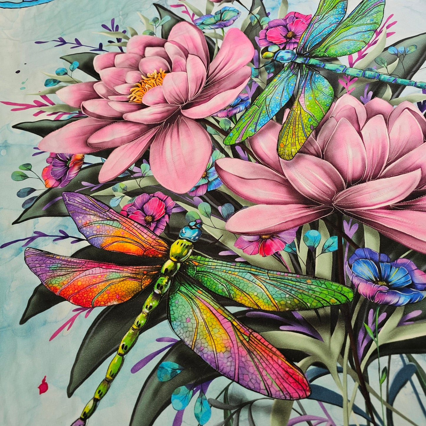 Dragonflies Panel Quilt Kit