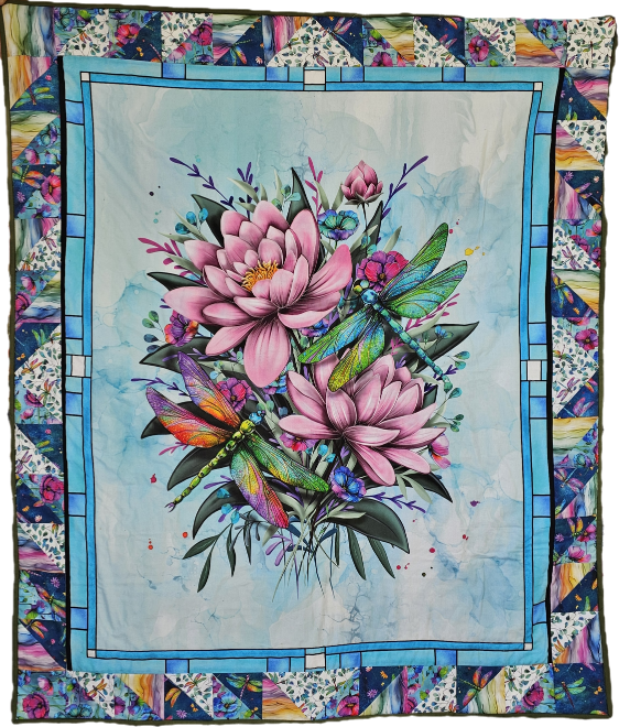 Dragonflies Panel Quilt Kit