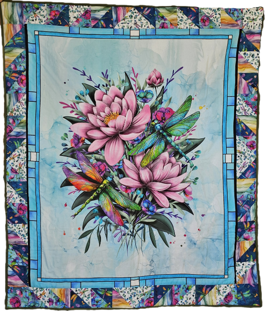 Dragonflies Panel Quilt Kit