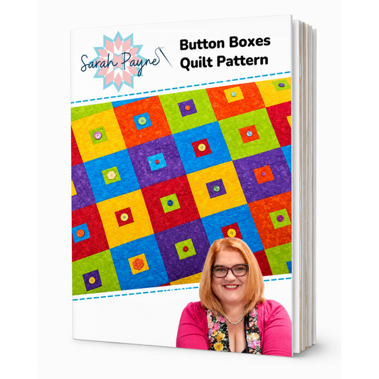 Sarah Payne's Button Boxes Quilt Pattern Booklet