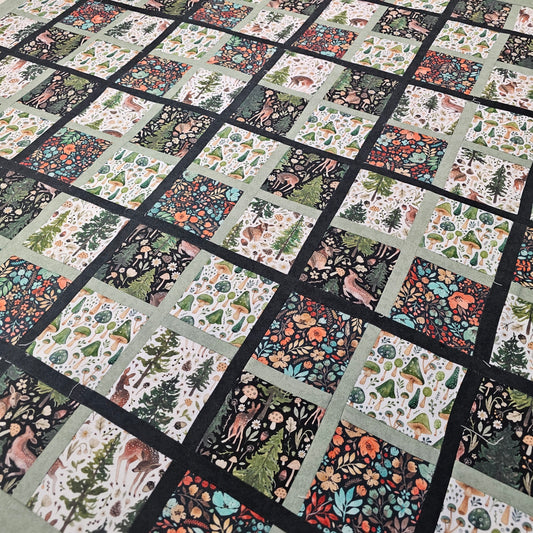 Autumn Hamper - Through the Woodland Quilt Pattern & Fabric Kit
