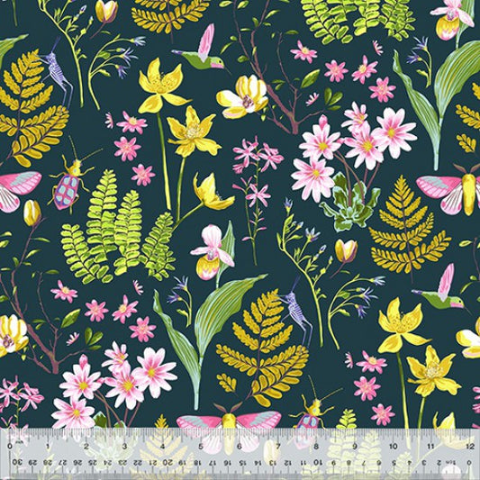 Windham Fabrics "anew" by Tamara KATE Cotton Prints (110cm Wide) by the 1/2 Metre - Renewal Nightsky