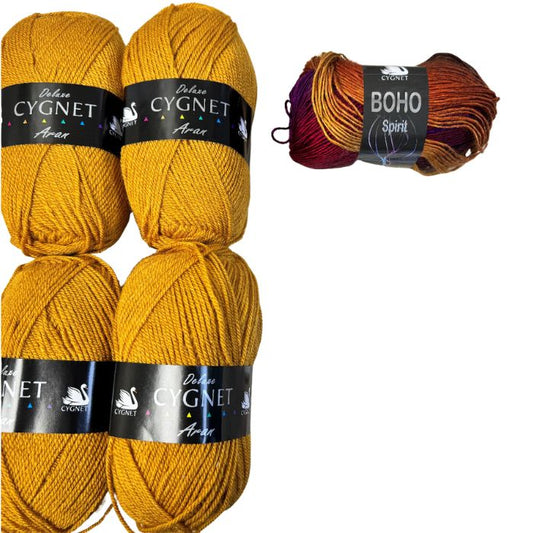 Winter Woolies Accessories Yarn Pack (5 Balls) - Choice of Colour