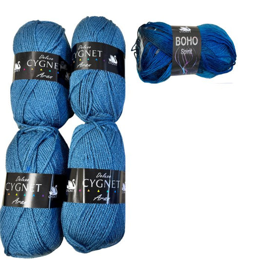 Winter Woolies Accessories Yarn Pack (5 Balls) - Choice of Colour