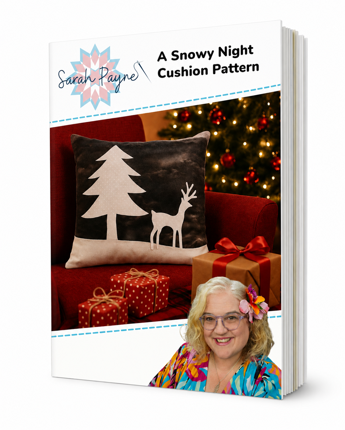 A Snowy Night Cushion – Pattern Digital Download