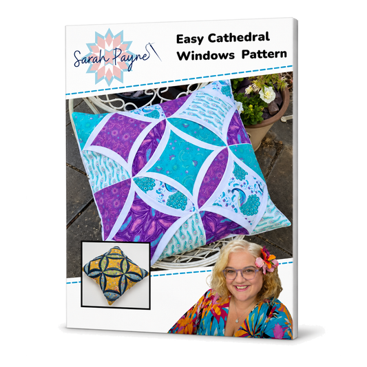 DIGITAL DOWNLOAD - Easy Cathedral Windows Pattern Booklet