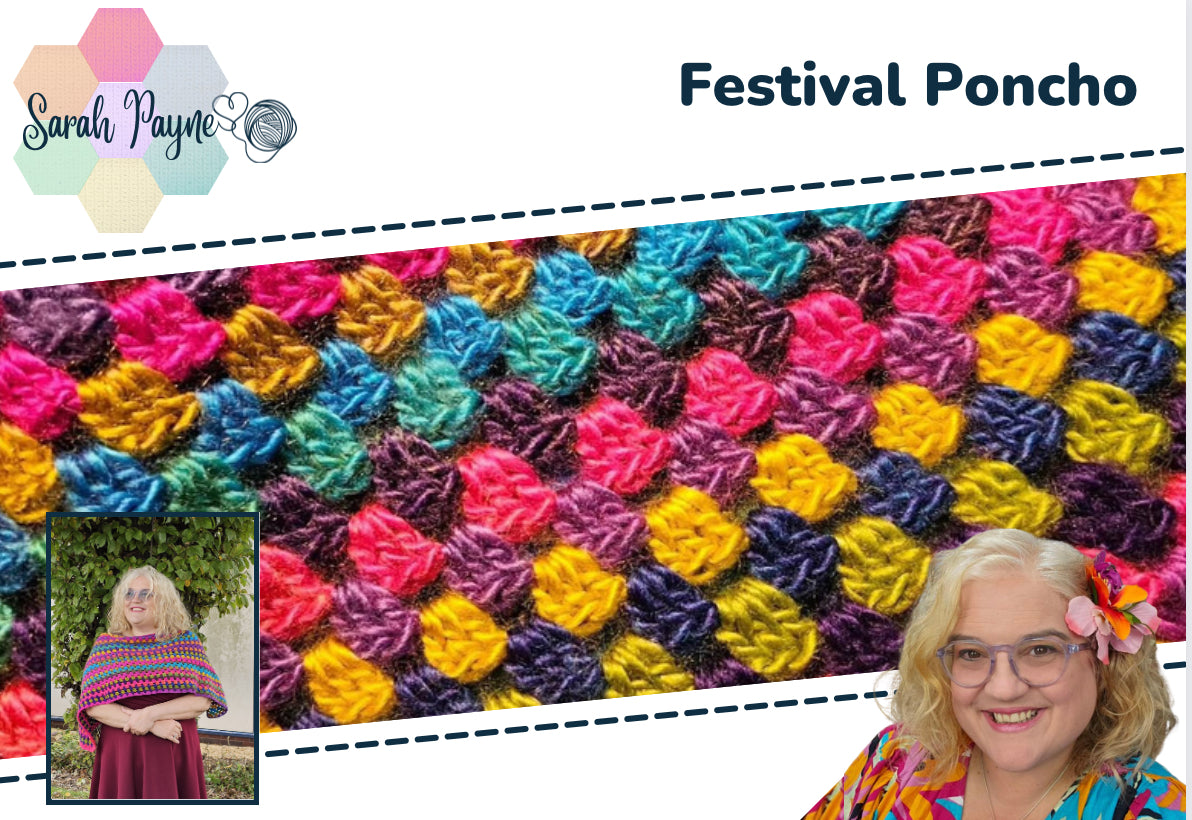 Sarah Payne Crochets Festival Poncho Pattern Booklet