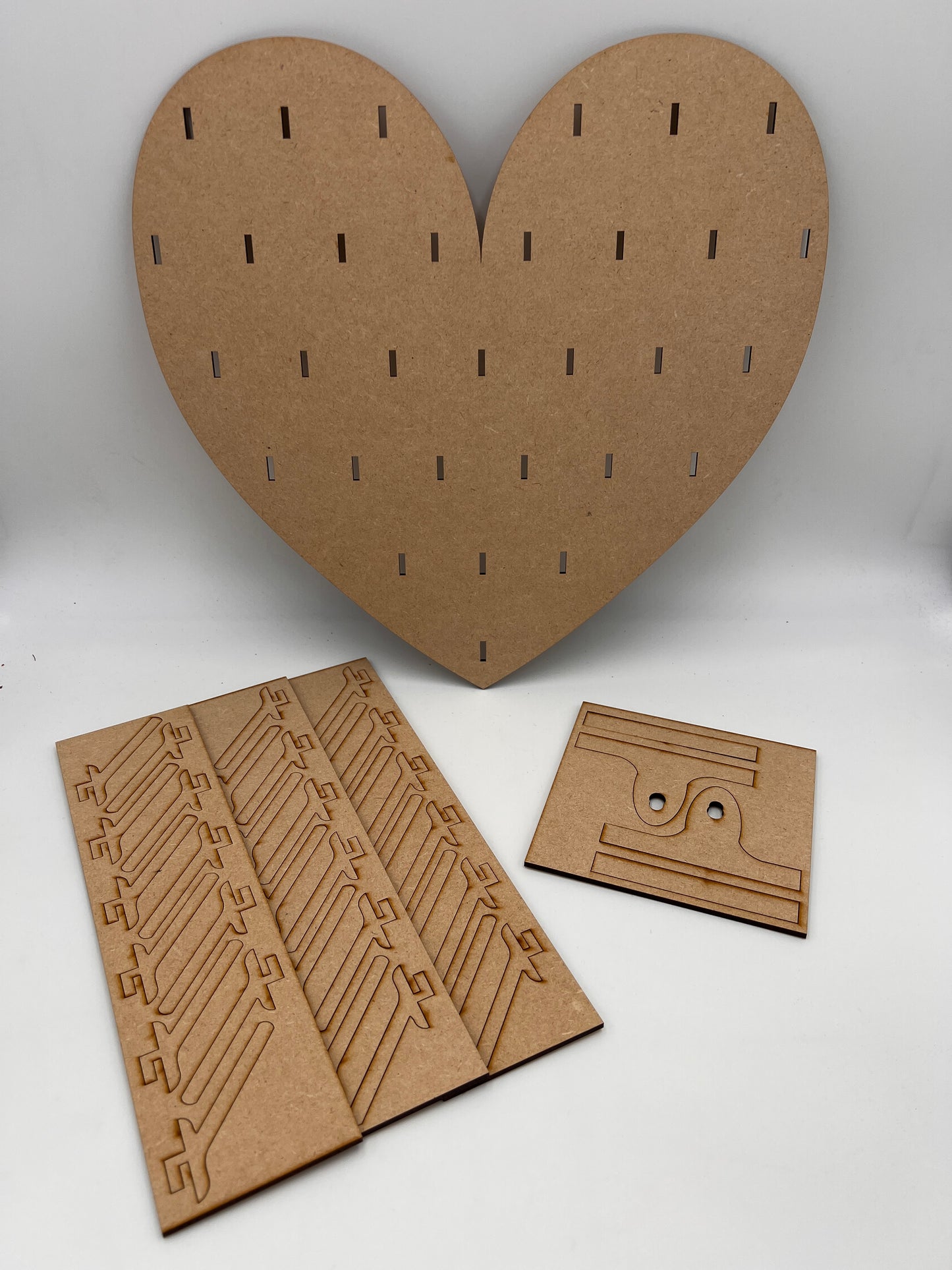 MDF Heart Thread / Spooler Holder Kit