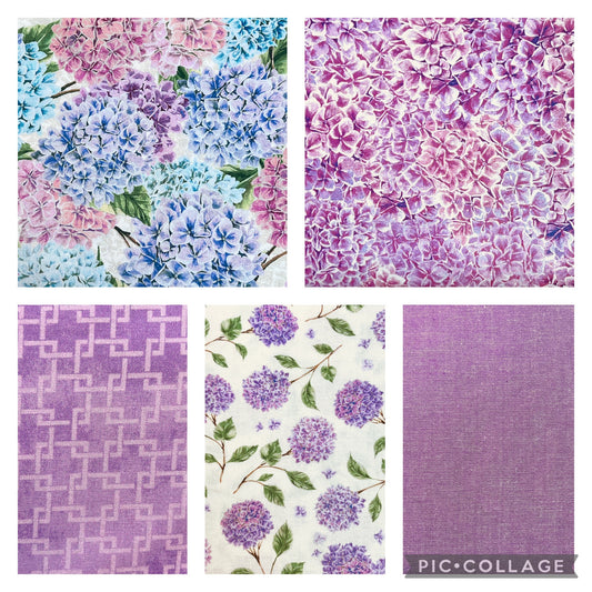 Windham Fabrics Summer Bliss by Whistler Studios - 5 Piece Fat Quarter (1/4) Bundle