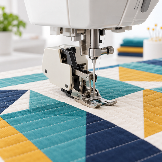 Master Your Machine: Modern Quilting with a Walking Foot 2hr Zoom - 6pm 20th May 2027