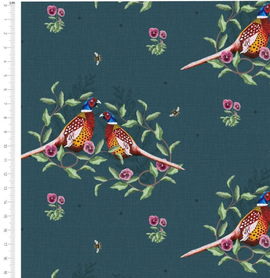 Resting Pheasants - Woodland Wanderers by Sarah Payne