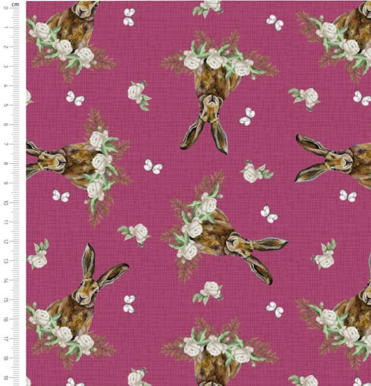 Rosy Hare - Woodland Wanderers by Sarah Payne