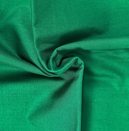 Make & Believe 100% Organic Cotton (112cm Wide) - True Green