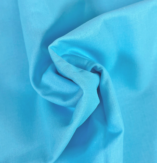 Make & Believe 100% Organic Cotton (112cm Wide) - Turquoise