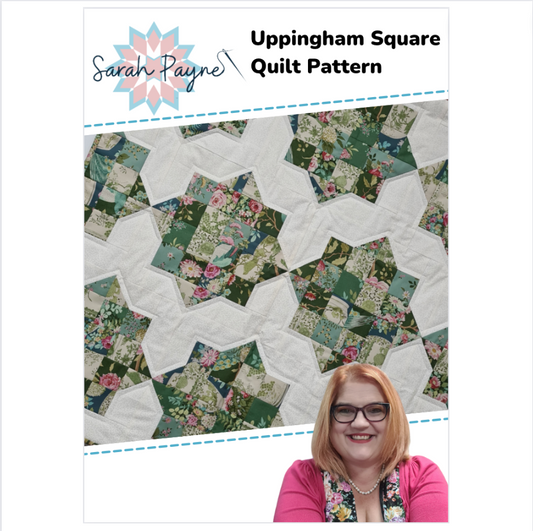 Sarah Payne's Uppingham Square Quilt Pattern - DIGITAL DOWNLOAD